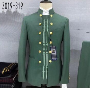 Men's Classic Double-Breasted 6-Button Suit